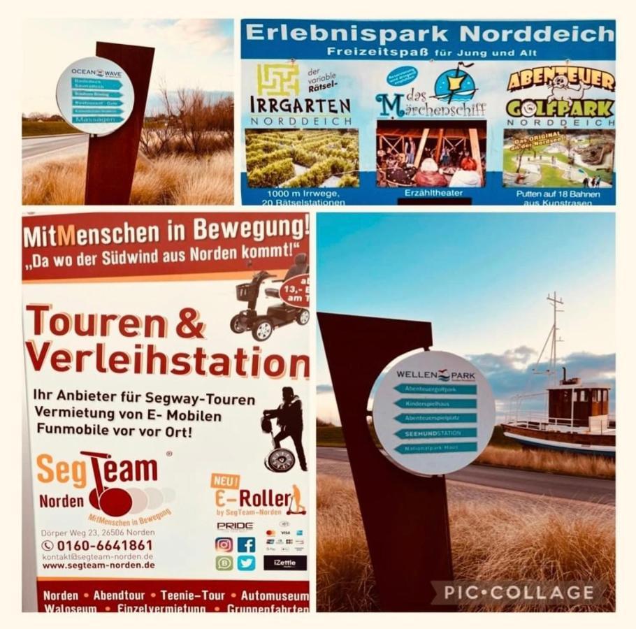 Hotel Pension Garni Haus Am Strand 2 ノルトダイヒ エクステリア 写真